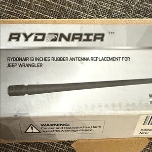 Jeep replacement rubber 13” antenna for Jeep Wrangler. brand Rydonaia. New